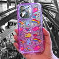 Case 360 Full Protection para iPhone | Diseño Starry Cat: Gatitos y Estrellas ✨🐱