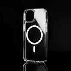 Case MagSafe Transparente iPhone - Protección Reforzada Anti-Impactos