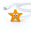 Protector de Cable de Silicona - Diseño Estrella Marina