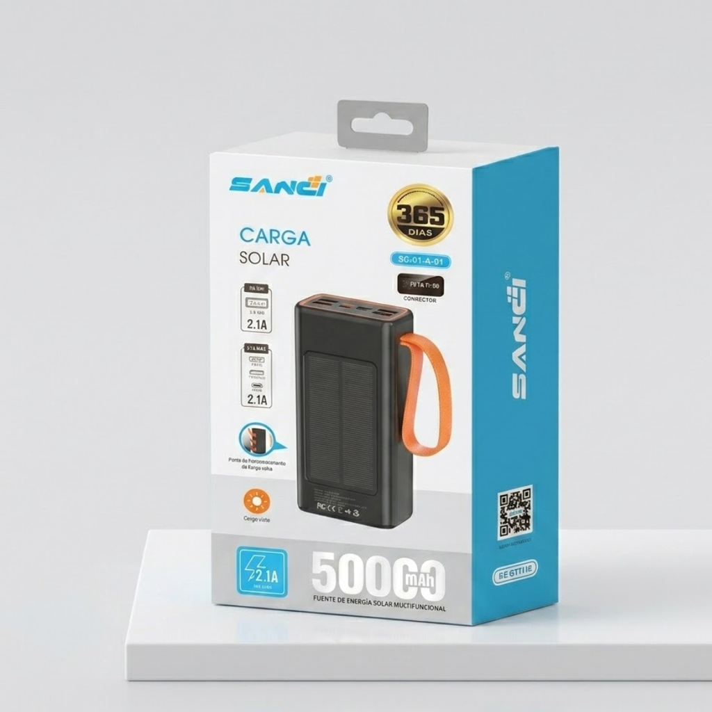 Power Bank- Carga Solar